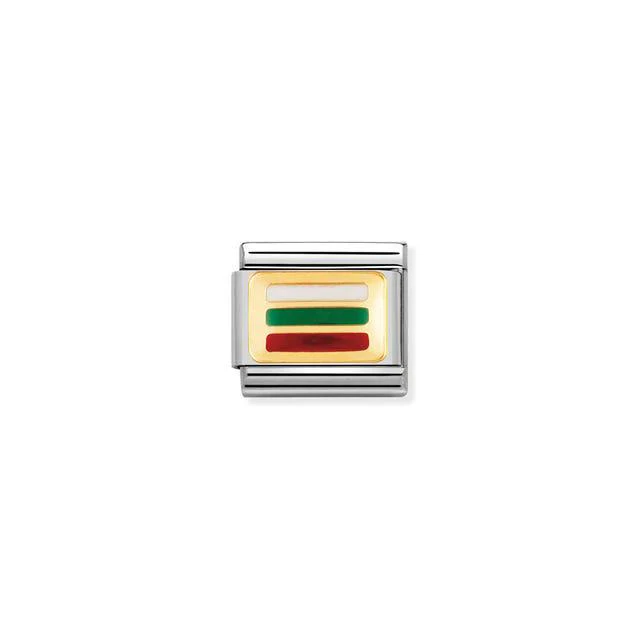 COMPOSABLE CLASSIC LINK BULGARIA FLAG IN ENAMEL