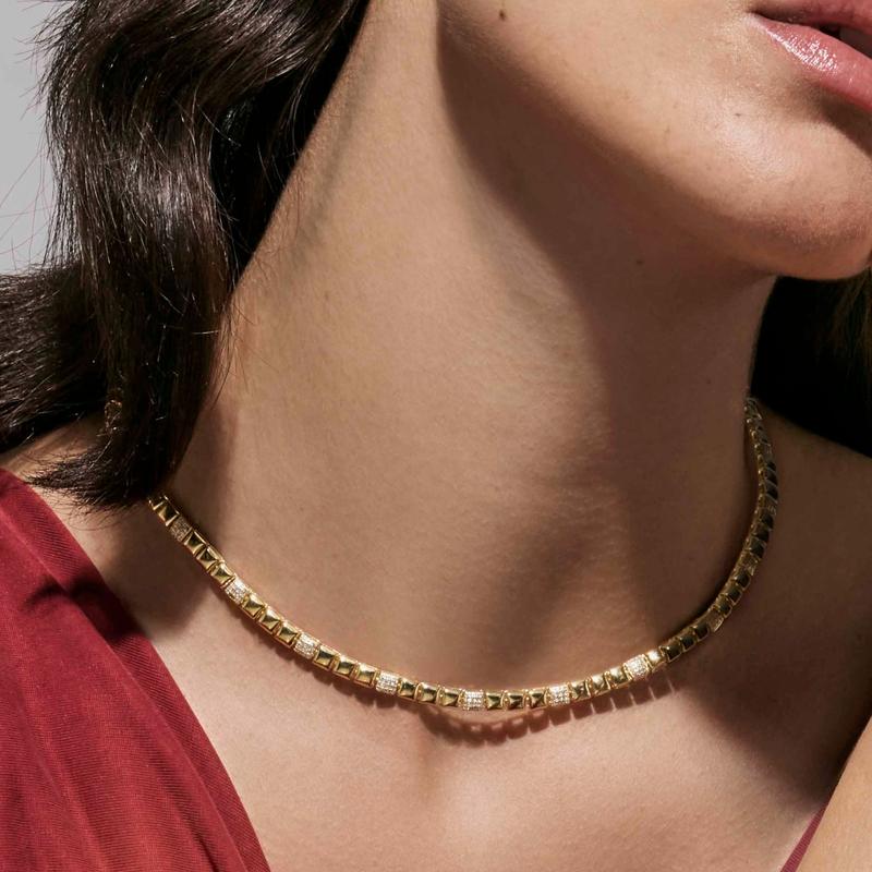 Nomination Enigmatic Shine Silver Necklace with Pave Cubic Zirconia - Image 3