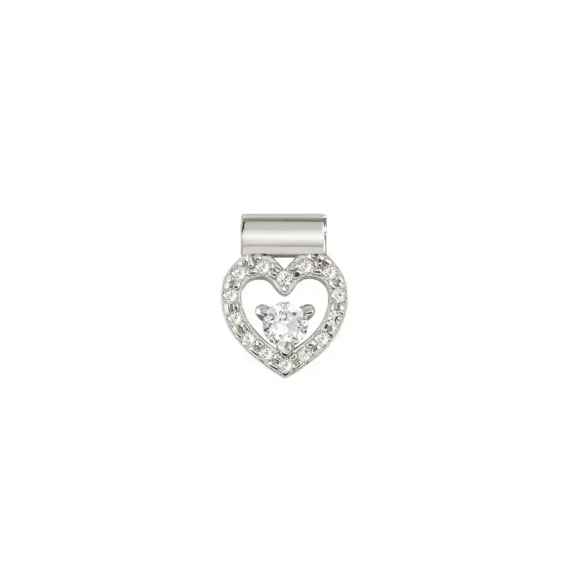 Nomination SeiMia Sterling Silver Heart Charm Pendant
