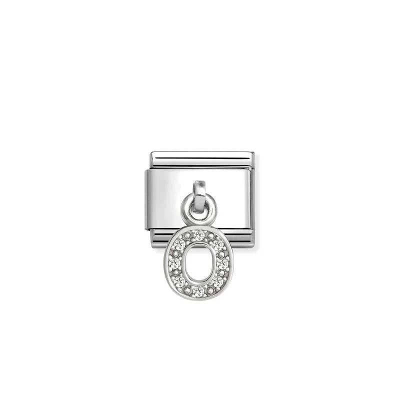 Nomination Classic Composable Link, Sparkling Letter O
