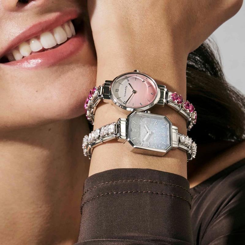 Nomination Time Paris Fade Pastel Pink Dial Watch - Image 4