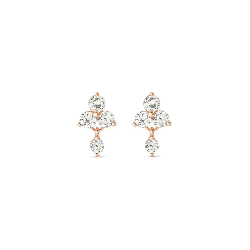 Nomination Elegant Life Bouquet Rose Gold Stud Earrings - Image 3