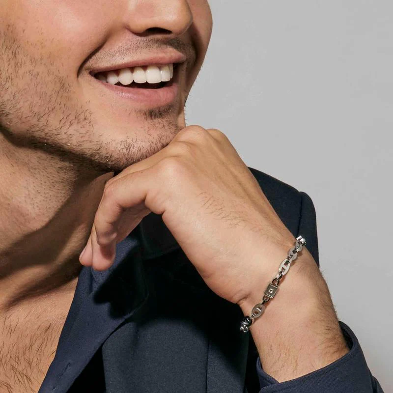Nomination Elegant Stainless Steel Strong Diamond Chain Bracelet - Image 3