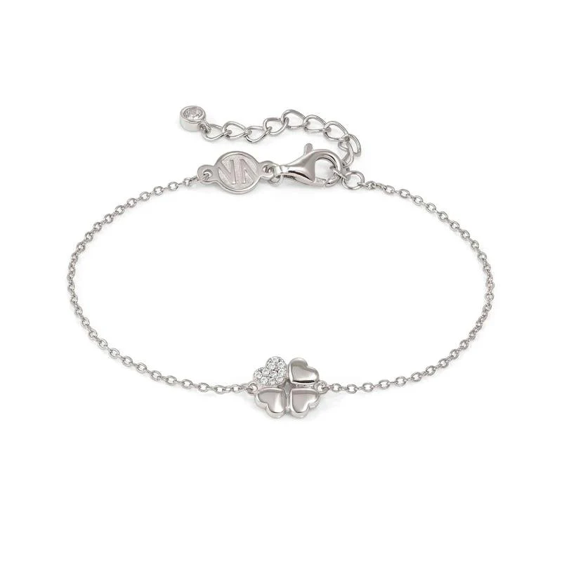 Nomination Petit Sparkle Silver Clover Bracelet
