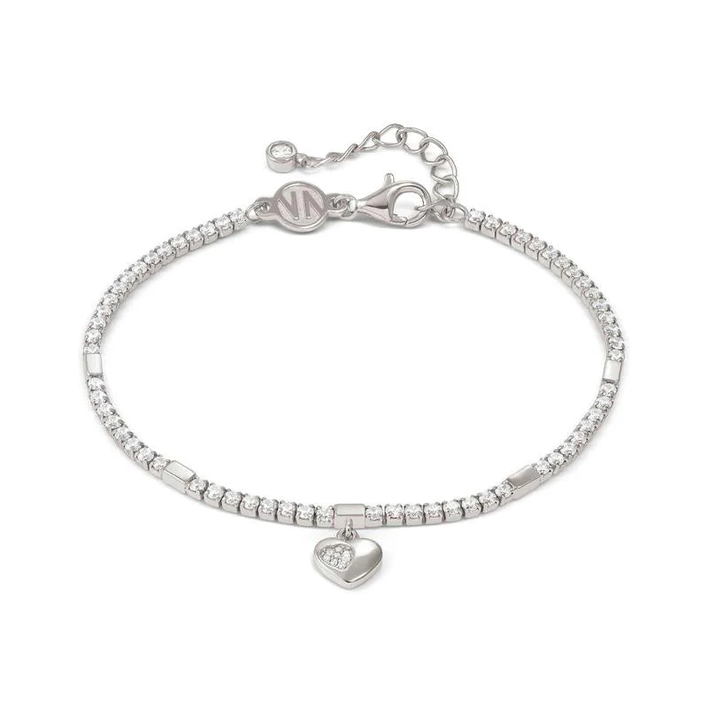 Nomination Petit Sparkle Silver Heart Tennis Bracelet