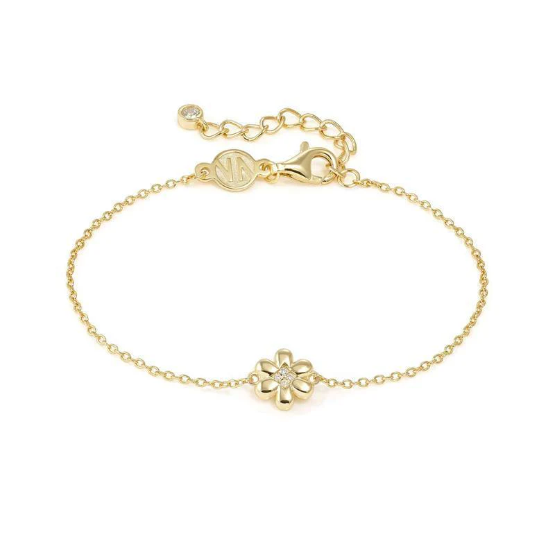 Nomination Petit Sparkle Gold Flower Bracelet