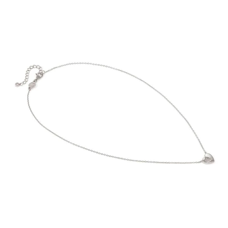 Nomination Silver Petit Sparkle Heart Necklace - Image 5
