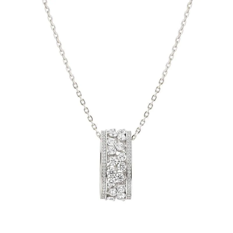 Nomination Life Bouquet Silver Cubic Zirconia Necklace