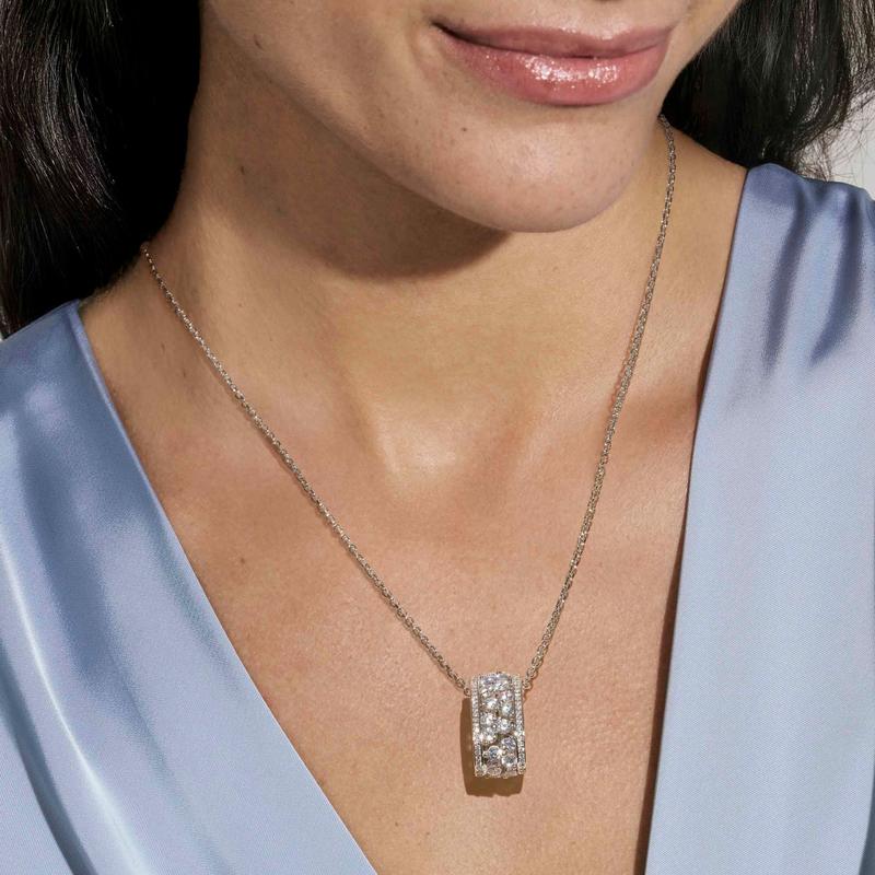 Nomination Life Bouquet Silver Cubic Zirconia Necklace - Image 2