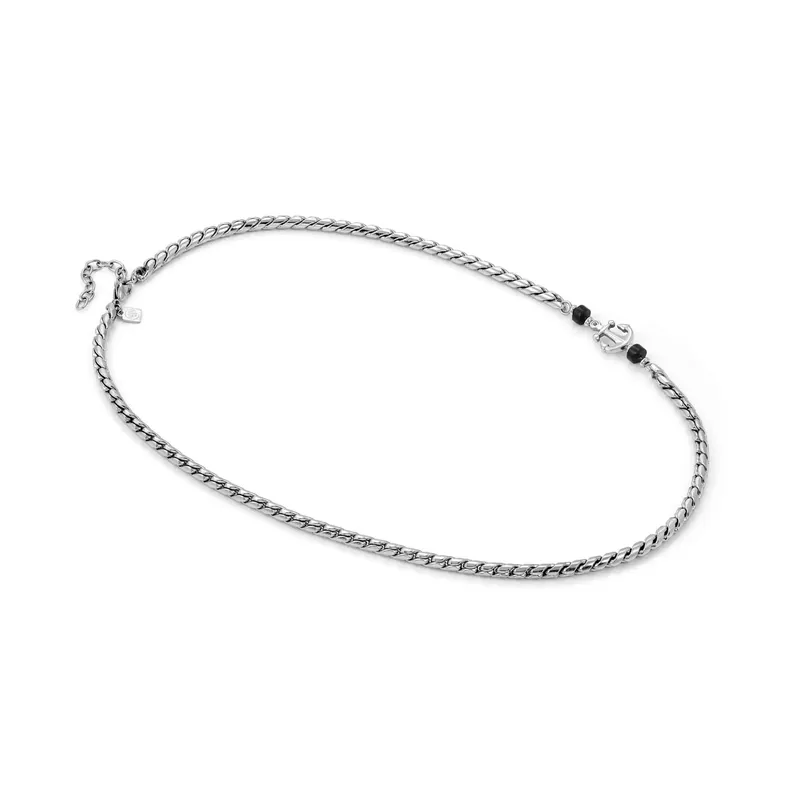 Nomination Atlante Necklace, Ancora & Natural Stones, Stainless Steel - Image 2