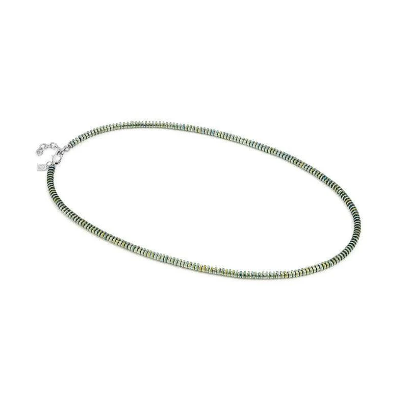 Nomination B-Yond Stainless-Steel Necklace, Green Iridescent PVD - Image 3