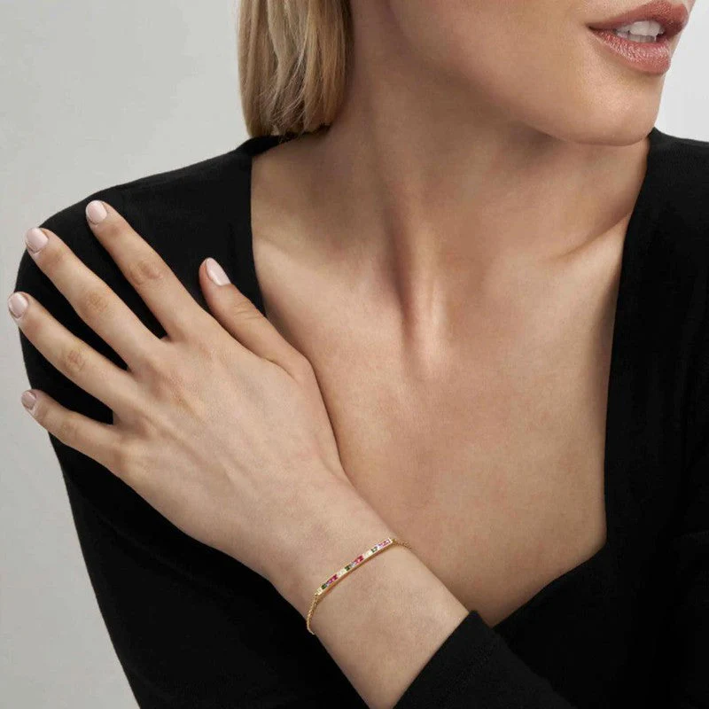 Nomination Carismatica Bracelet, Multicolour Cubic Zirconia, 18K Gold - Image 2