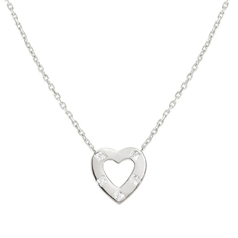 Nomination Carismatica Necklace, Heart, White Cubic Zirconia, Silver - Image 3