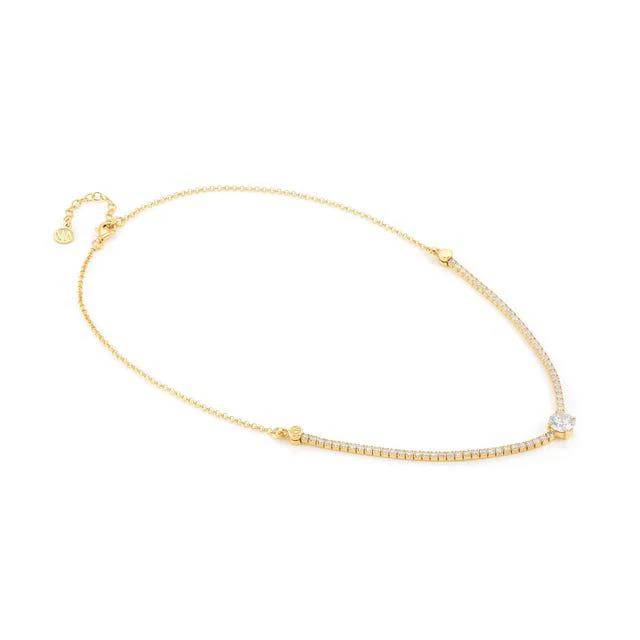 Nomination Chic&Charm Necklace, White Cubic Zirconia, Gold - Image 3
