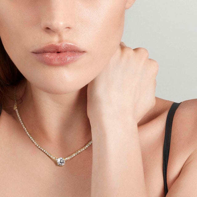 Nomination Chic&Charm Necklace, White Cubic Zirconia, Gold - Image 4