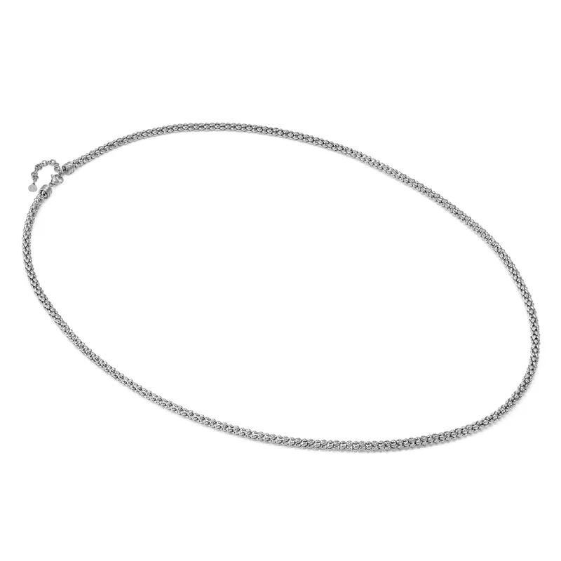 Nomination Chic Ecclectica Silver Fancy Long Popcorn Necklace - Image 2