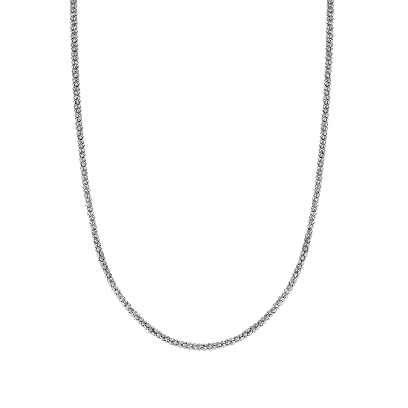 Nomination Chic Ecclectica Silver Fancy Long Popcorn Necklace - Image 3