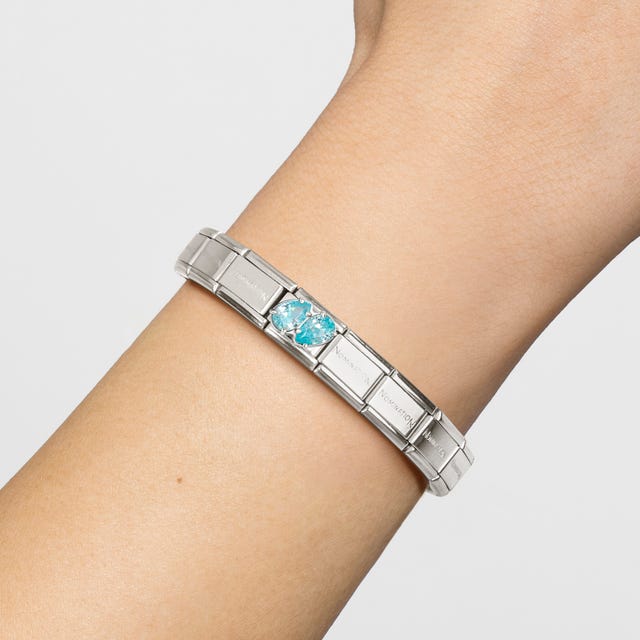 Nomination Composable Classic Link, Light Blue Twin Drops - Image 2