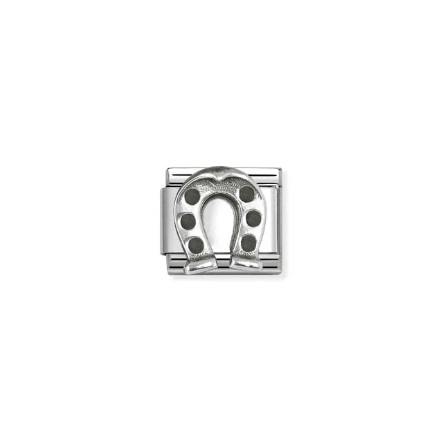 Nomination Composable Classic Link, Horseshoe Vintage Effect