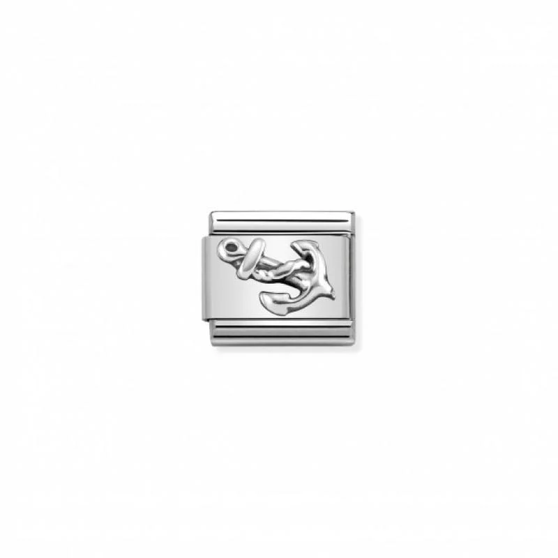 Nomination Composable Link Anchor, Silver