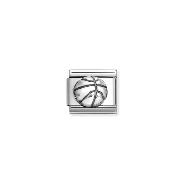 Nomination Composable Link Basketball, Silver