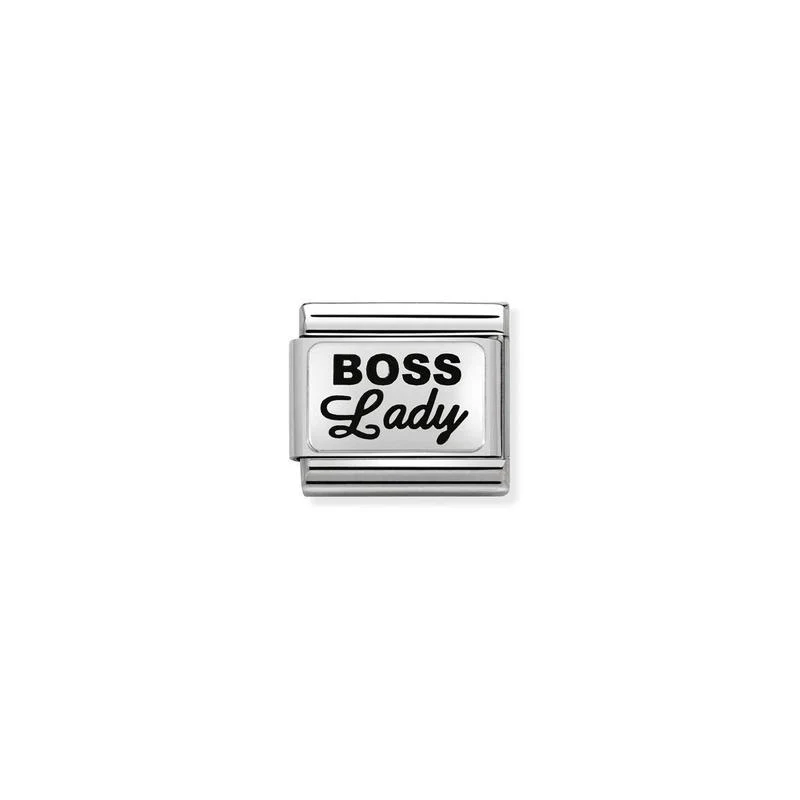 Nomination Composable Link Boss Lady, Silver