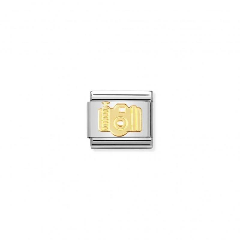 Nomination Composable Link Camera, 18K Gold