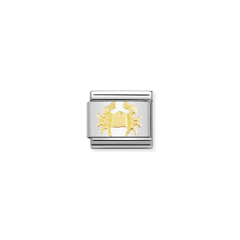 Nomination Composable Link Cancer, 18K Gold