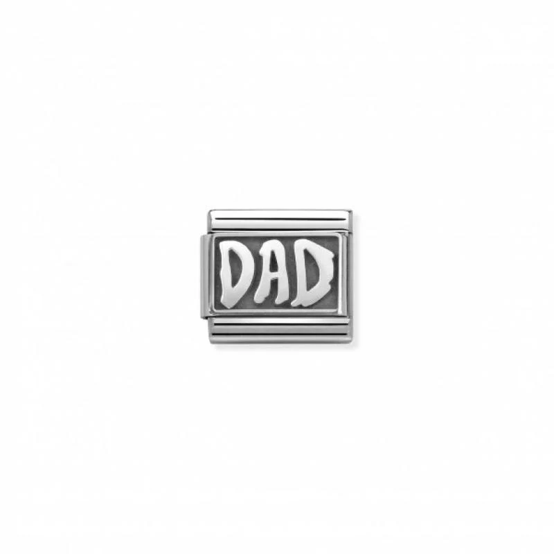 Nomination Composable Link Dad, Silver