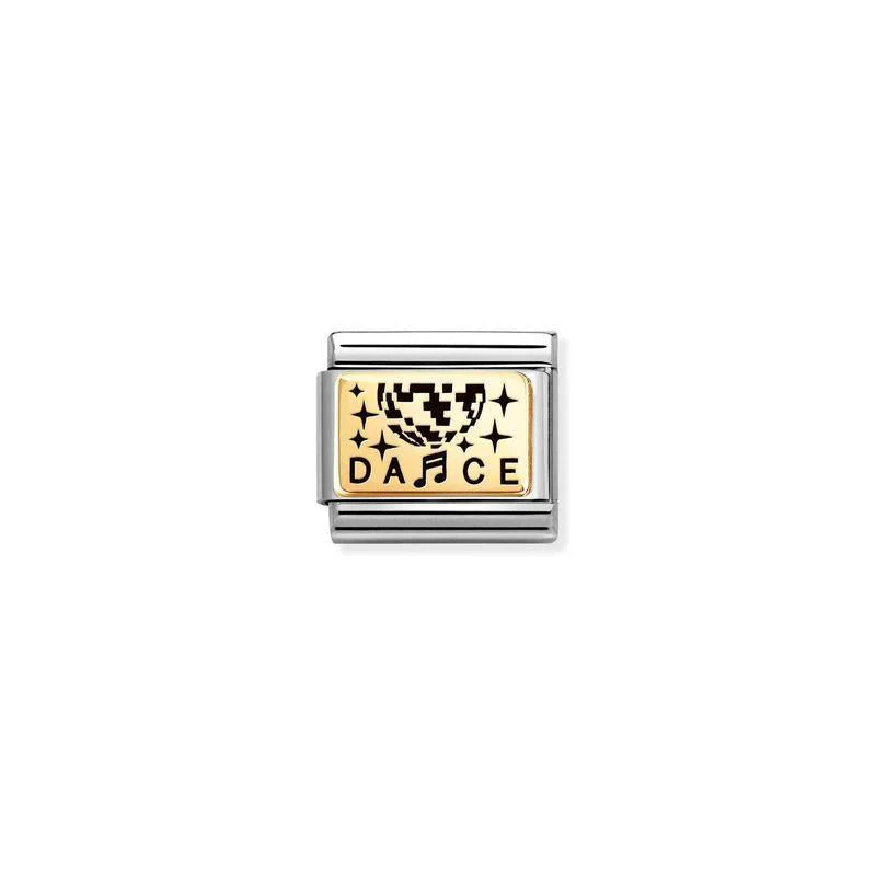 Nomination Composable Link World Of Dance, 18K Gold