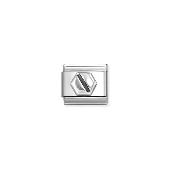 Nomination Composable Link Hexagonal Screw, Silver