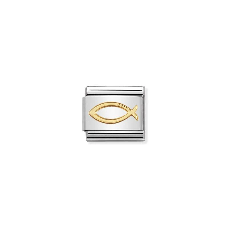 Nomination Composable Link Ichthus, 18K Gold