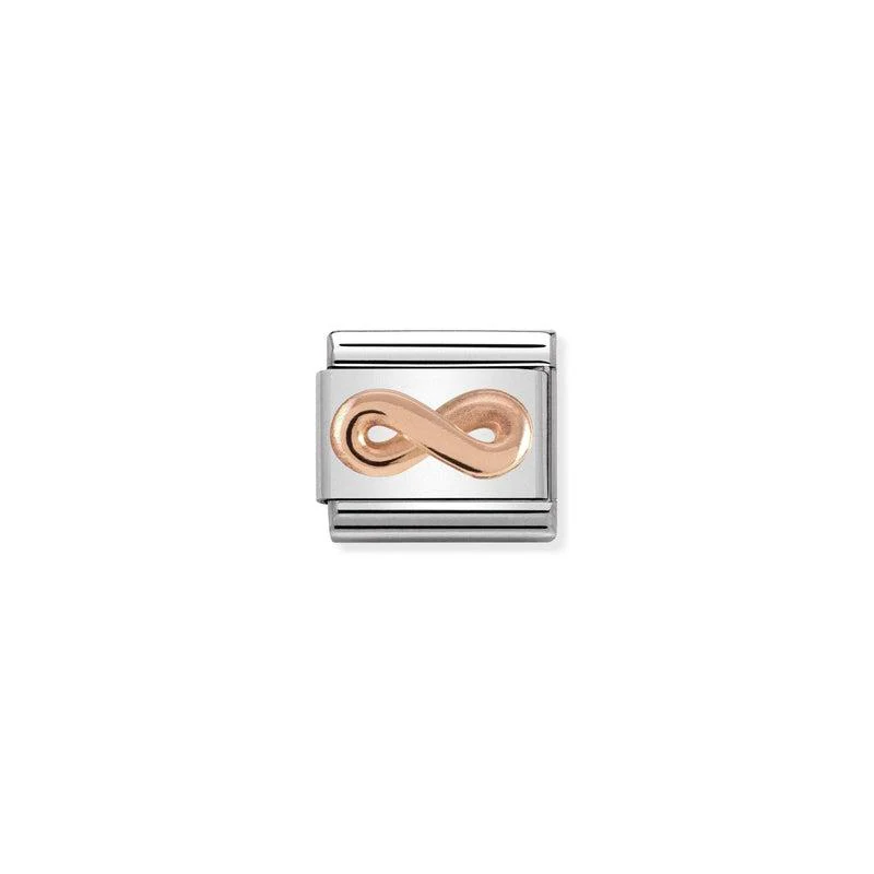 Nomination Composable Link Infinity, 9K Rose Gold