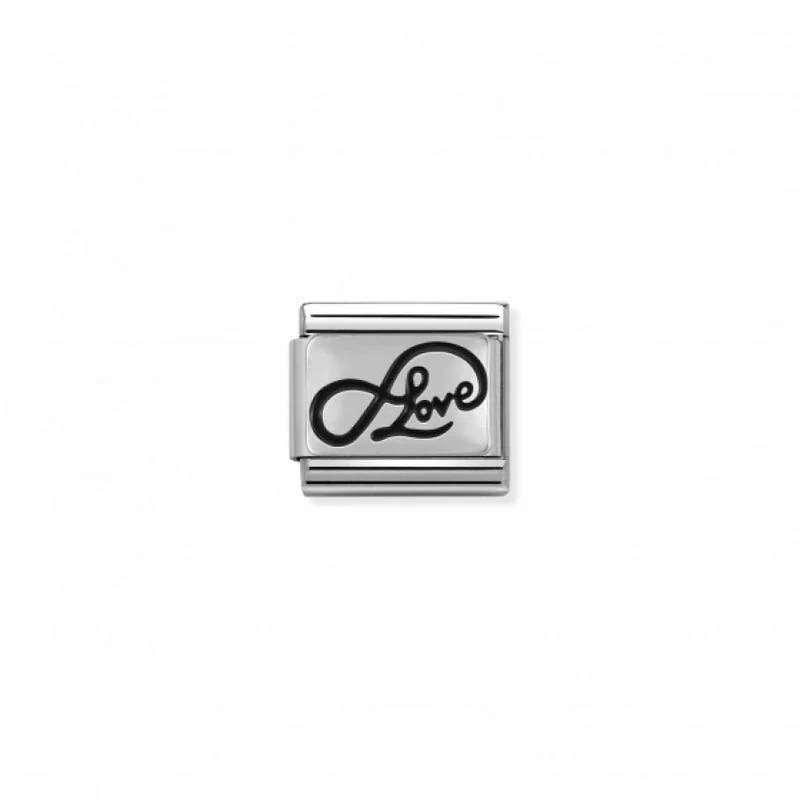 Nomination Composable Link Infinity Love, Silver