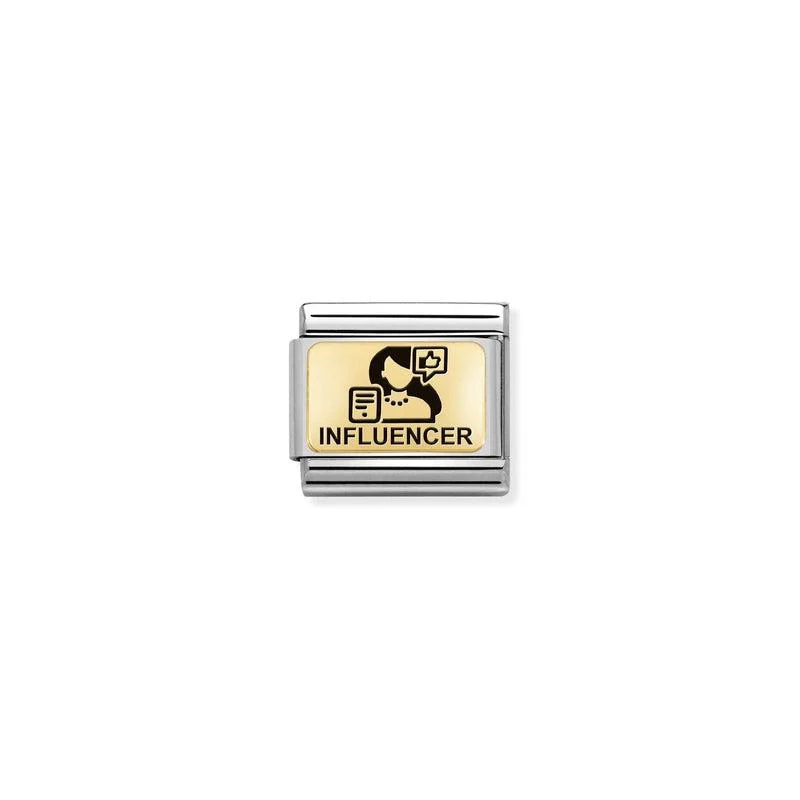 Nomination Composable Link Influencer, 18K Gold