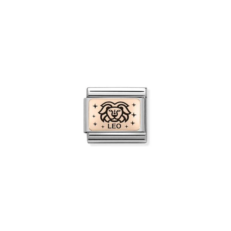 Nomination Composable Link Leo, 9K Rose Gold