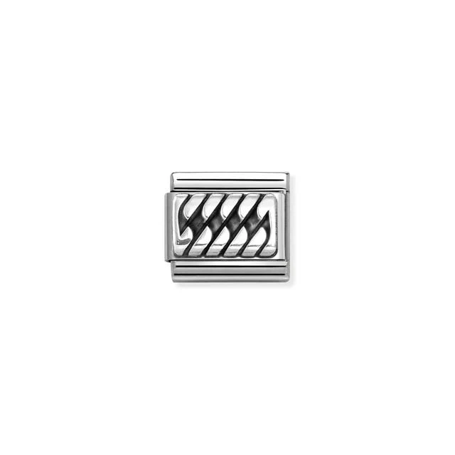 Nomination Composable Link Plaited Detail, Silver