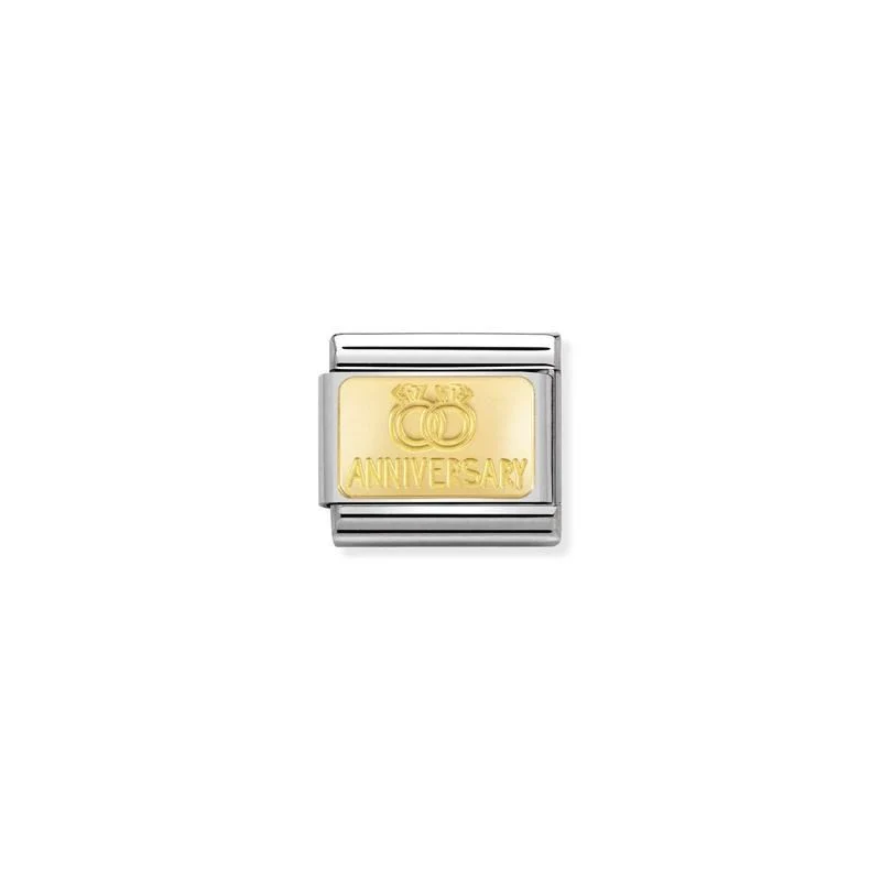 Nomination Composable Link Rings, 18K Gold