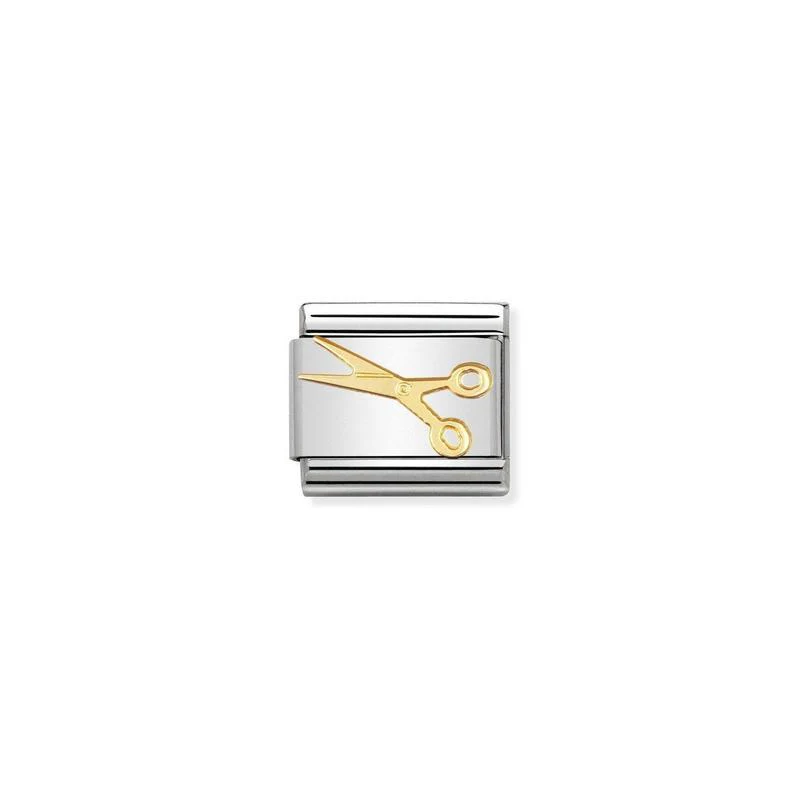 Nomination Composable Link Scissors, 18K Gold