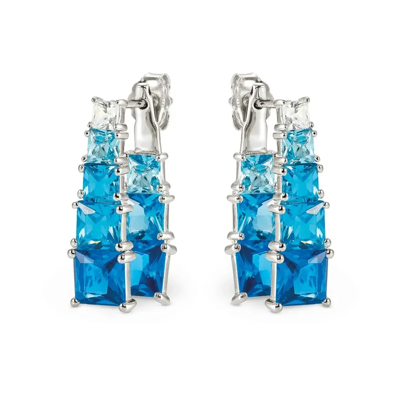 Nomination Daytonight Earrings with Cubic Zirconia, Sterling Silver - Image 3