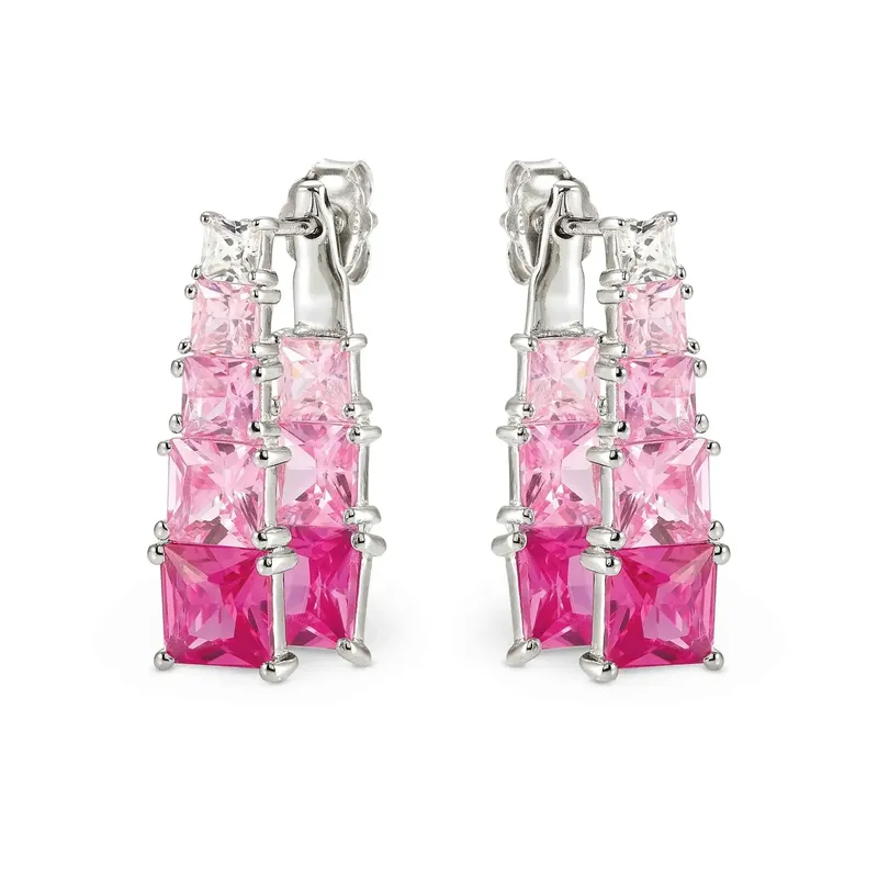 Nomination Daytonight Earrings with Cubic Zirconia, Sterling Silver - Image 4