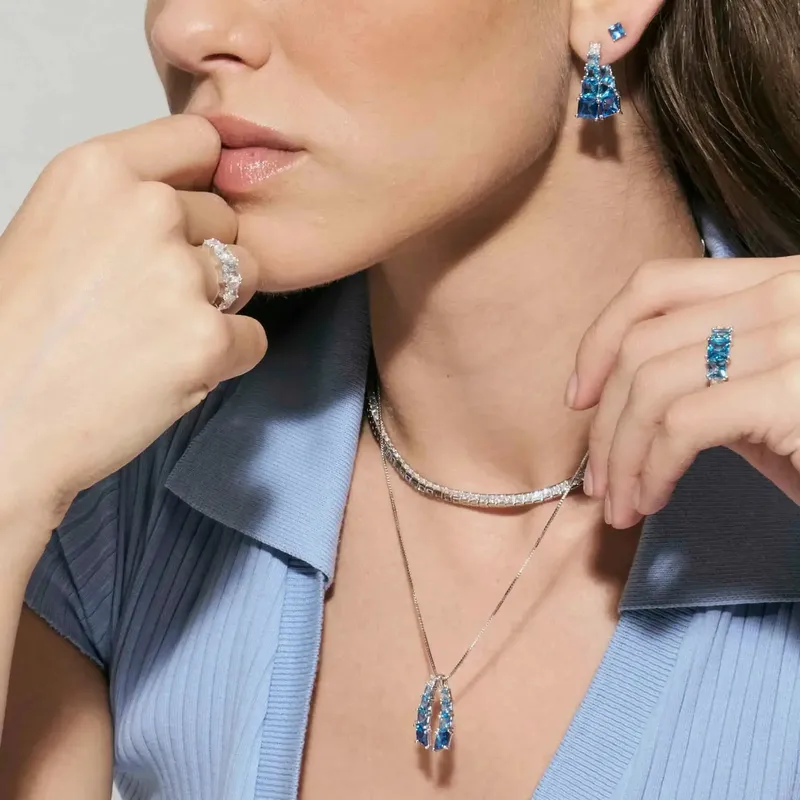 Nomination Daytonight Necklace, Cubic Zirconia, Sterling Silver - Image 4