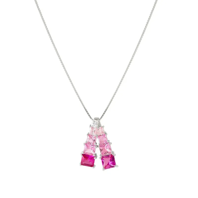 Nomination Daytonight Necklace, Cubic Zirconia, Sterling Silver