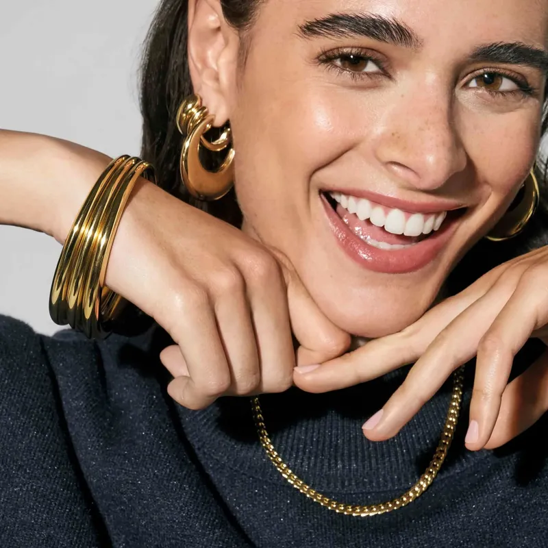 Nomination Ecclectica Gold Marina Chain T-Bar Closure Bracelet - Image 3