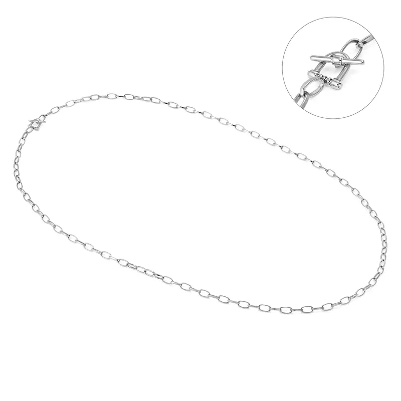 Nomination Ecclectica Silver Marina T-Bar Closure Necklace - Image 2