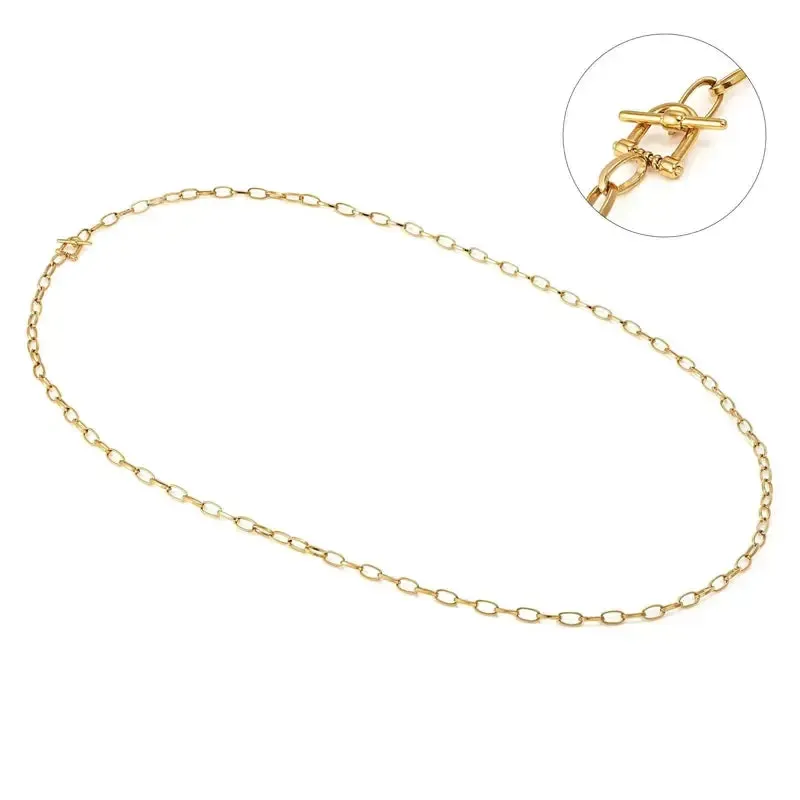 Nomination Ecclectica Gold Marina T-Bar Closure Necklace - Image 4