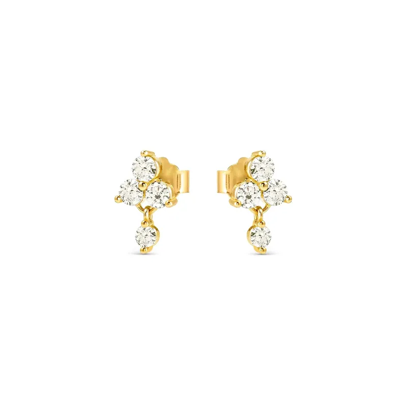 Nomination Elegant Life Bouquet Gold Stud Earrings - Image 3