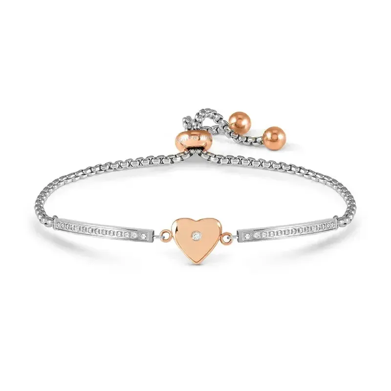 Nomination Milleluci Adjustable Stainless Steel Infinity Heart Bracelet - Image 3