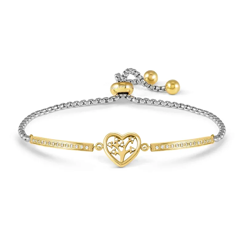 Nomination Milleluci Adjustable Stainless-Steel Tree of Life Heart Bracelet - Image 2