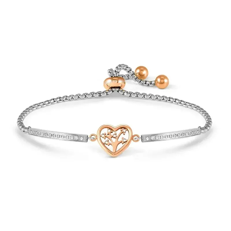 Nomination Milleluci Adjustable Stainless-Steel Tree of Life Heart Bracelet - Image 3